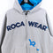 Rocawear Spell Out Baggy Hip Hop Full Zip Hoodie Sweatshirt