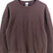 Russell Athletic Tonal Brown Blank Sweatshirt