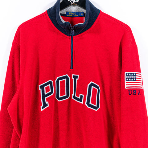 Polo Ralph Lauren USA 1/4 Zip Fleece Pullover