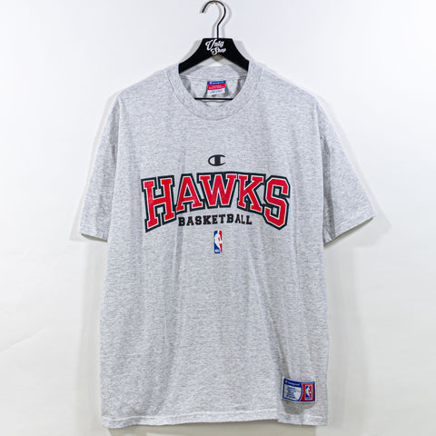 Champion NBA Atlanta Hawks Basketball Center Logo T-Shirt