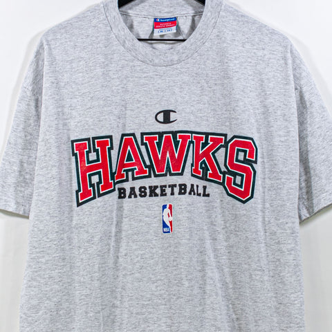 Champion NBA Atlanta Hawks Basketball Center Logo T-Shirt