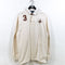 Polo Ralph Lauren #3 Equestrian Leather Collar Long Sleeve Rugby Shirt