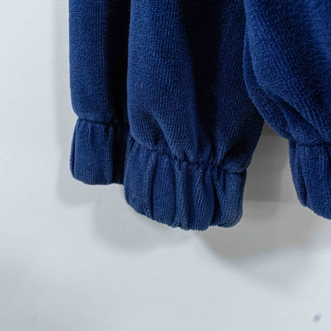 Karl Kani Jeans Velour Jacket Embroidered Full Zip Hip Hop