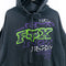 FOX Racing Hoodie Sweatshirt Motocross Skate Baggy Big Print Full Zip Up