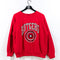 Rutgers University Sweatshirt Crest Spell Out Logo