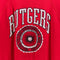 Rutgers University Sweatshirt Crest Spell Out Logo