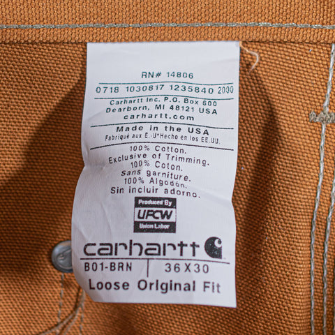 Carhartt Work Wear Double Knee Canvas Jeans