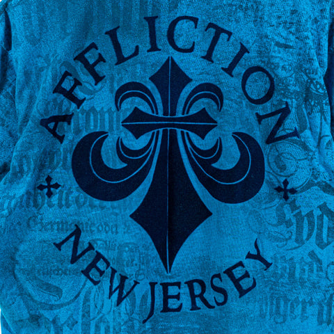 Affliction T-Shirt AOP Tattoo Style New Jersey