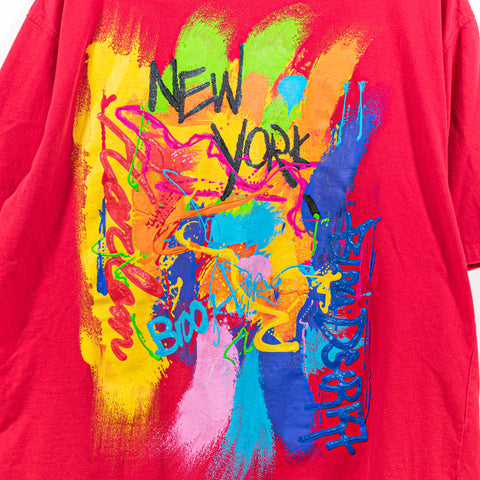 Bleu Dstrkt T-Shirt New York Graffiti Hip Hop