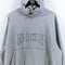 NIKE Hoodie Sweatshirt Spell Out Swoosh Tonal