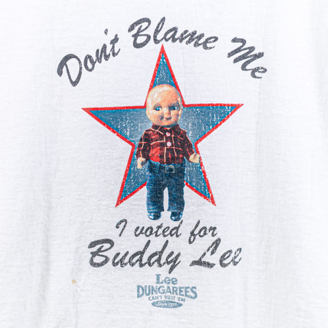 Lee Jeans I Voted For Buddy Lee T-Shirt Doll Funny