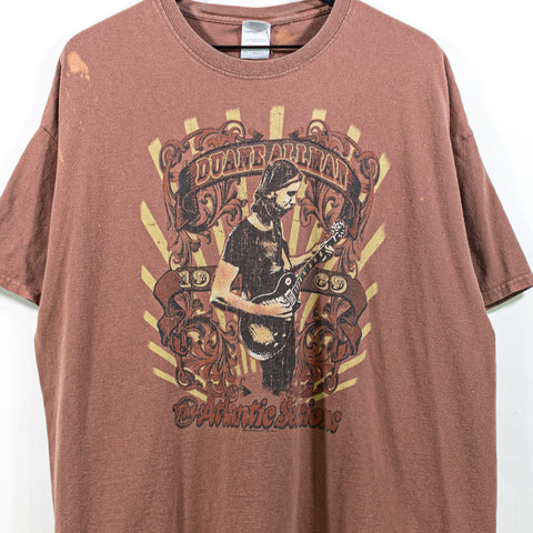 2010 Duane Allman T-Shirt The Atlantic T-Shirt Rock Tour