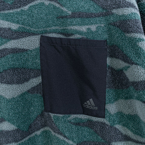 Adidas Camo Fleece Pocket Sweatshirt Texture Print