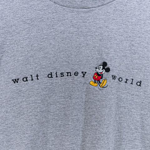 Walt Disney World Mickey Mouse T-Shirt Embroidered