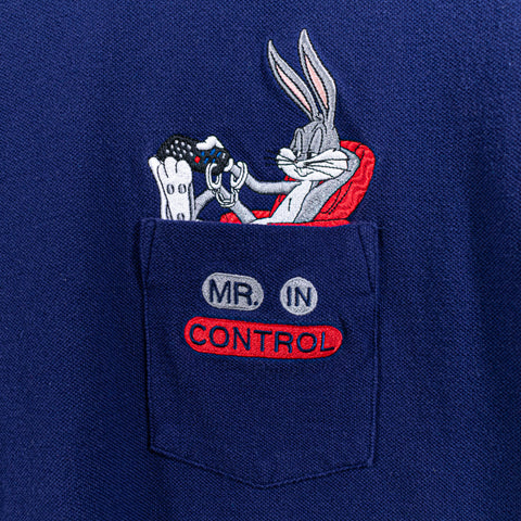 1998 Warner Bros Bugs Bunny T-Shirt Pocket Mr. In Control