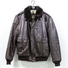 Cooper Leather Aviator Bomber Jacket Sherpa Lined