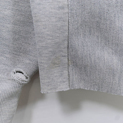 Princeton University Weave Sweatshirt Chopped Cropped