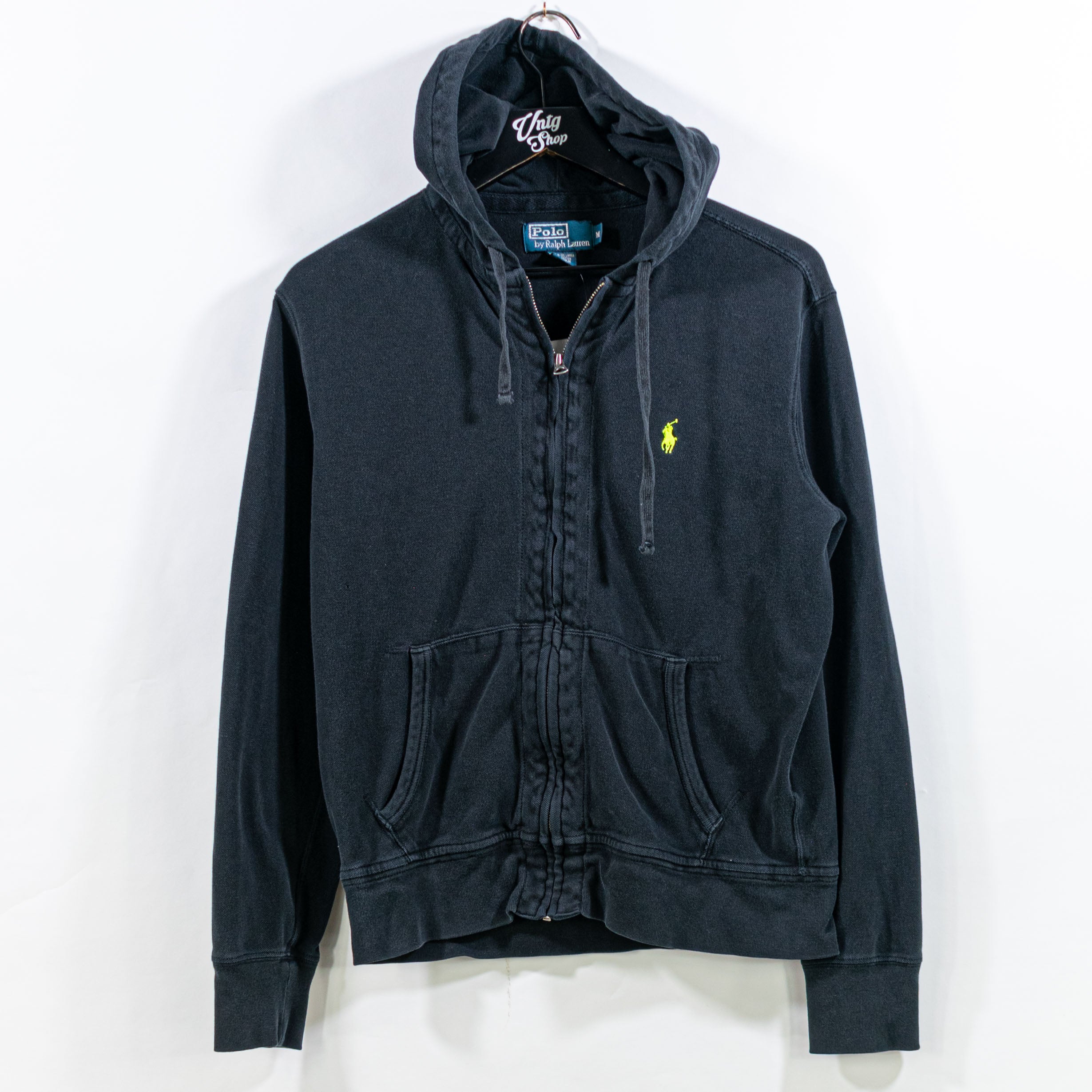 Polo zip up discount sweatshirt