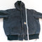 Carhartt Work Jacket Hooded Thermal Lined Workwear JR105 Union Made