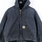 Carhartt Work Jacket Hooded Thermal Lined Workwear JR105 Union Made