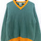 GAP Knit Tennis Sweater V-Neck Preppy Varsity