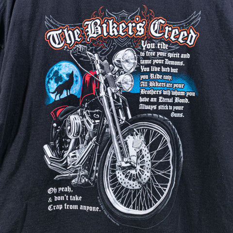 Biker's Creed T-Shirt Motorcycle Big Fish Sports