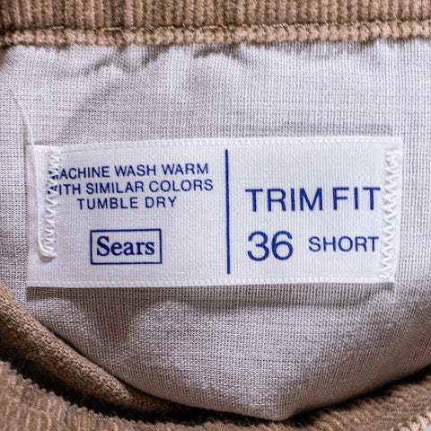 Sears Thumbs Up Corduroy Pants Flare Bell Bottom