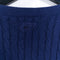 2004 Reebok Golf Knit Sweater Vest NBA New Jersey Nets Cable Knit