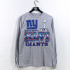 Reebok New York Giants T-Shirt Super Bowl XLVI Long Sleeve