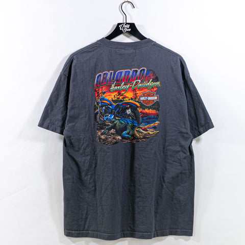 Harley Davidson Motorcycles Orlando T-Shirt Alligator Biker