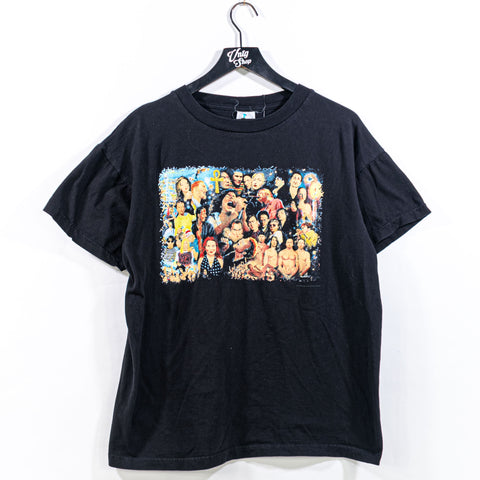 1994 Micarelli Rock Band T-Shirt Kurt Cobain RHCP Sonic Youth Smashing Pumpkins
