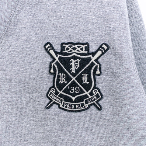 Polo Ralph Lauren Cardigan Sweatshirt RLFC Rowing Club Skull Varsity