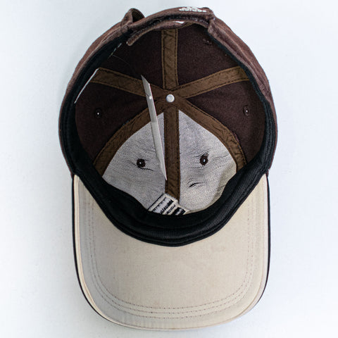 Adidas Three Stripe Brown Tonal Hat Strap Back