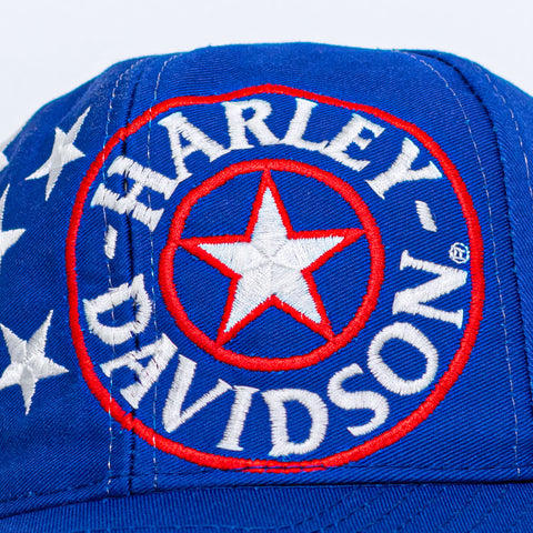 Harley Davidson Motorcycles Snapback Hat Stars Eagle