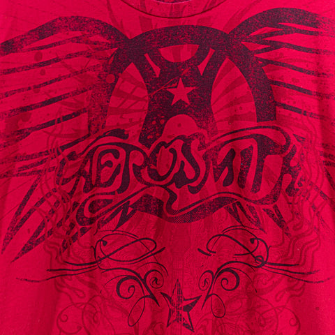 Aerosmith Rock N Roller Coaster T-Shirt Disney AOP Tattoo Style