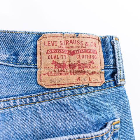 Levis 505 Straight Fit Jeans Skate Grunge