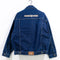 Rocawear Denim Jacket Zip Up Hip Hop Baggy