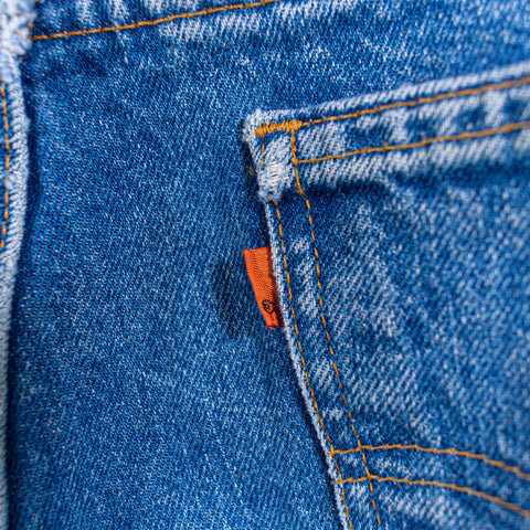 Levis 505 Orange Tab Jeans Skater Grunge Made in USA