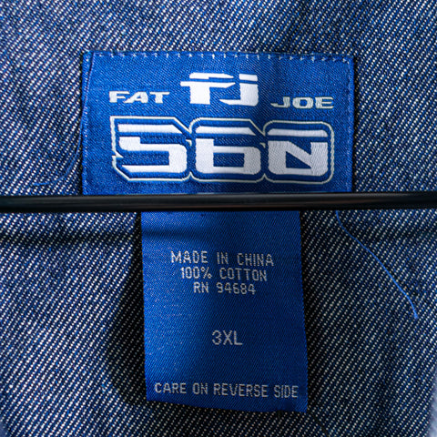 Fat Joe 560 Denim Jacket Hip Hop Baggy