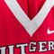 NIKE Rutgers University Scarlett Raiders Football Jersey Team Cut