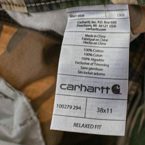 Carhartt Camo Cargo Shorts Workwear