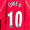 2001 2002 Reebok Liverpool Home Jersey Michael Owen #10 EPL