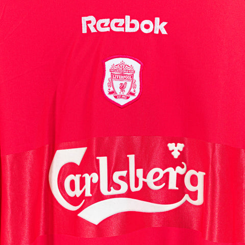 2001 2002 Reebok Liverpool Home Jersey Michael Owen #10 EPL