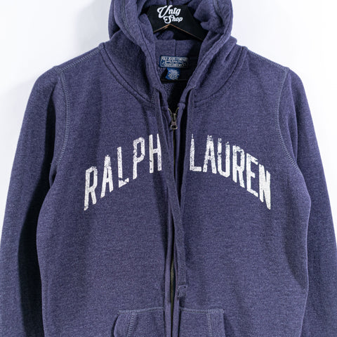 Polo Jeans Co Ralph Lauren Hoodie Sweatshirt Spell Out Full Zip