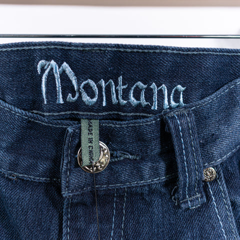 Montana Jeans Hip Hop Streetwear Skater Embroidered