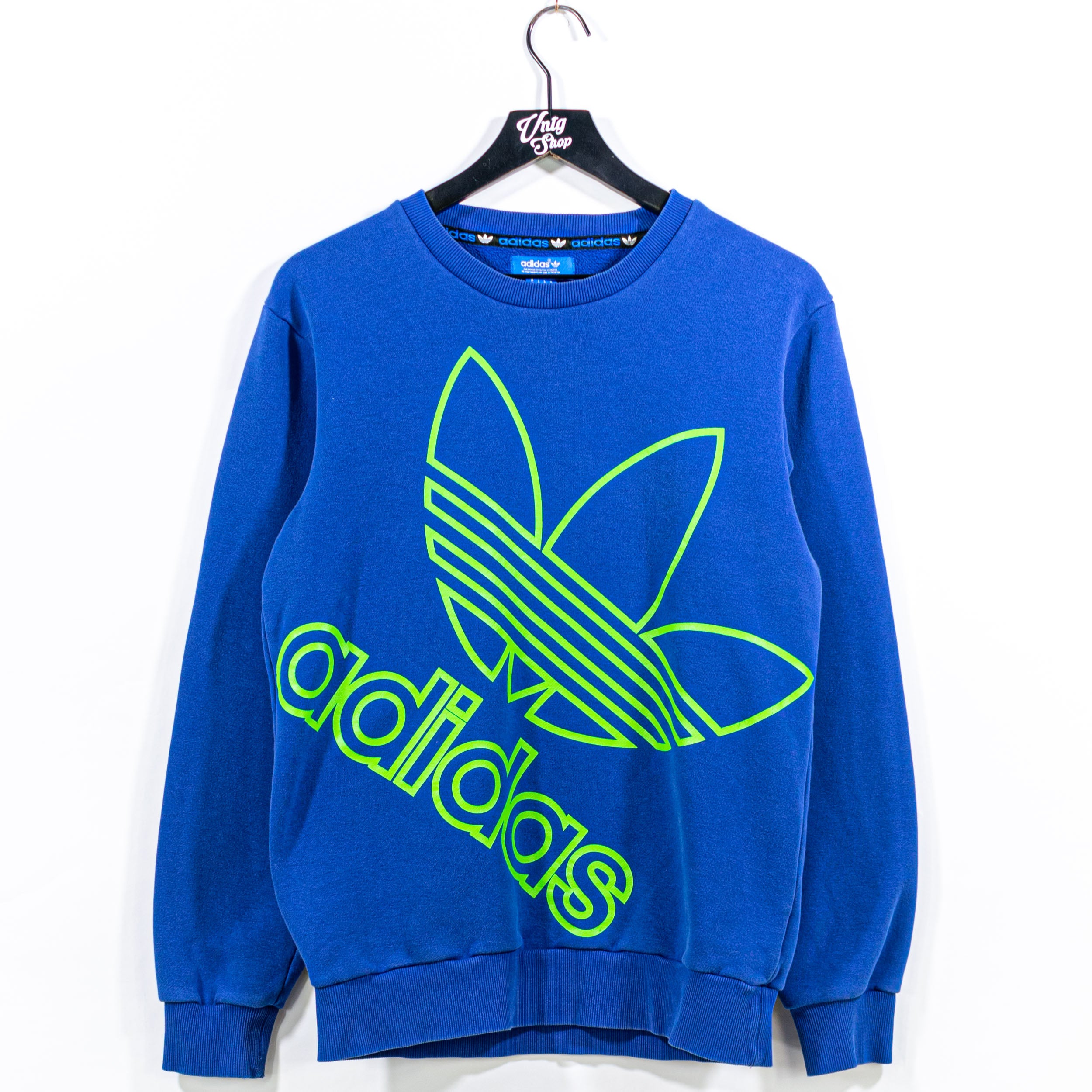 Vntg Shop Adidas Trefoil Logo Sweatshirt Crewneck Embroidered