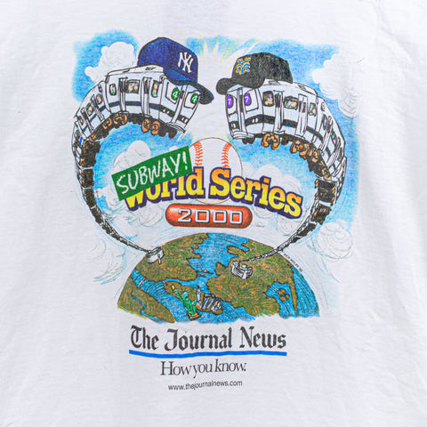 2000 Subway World Series New York Yankees Mets T-Shirt The Journal News MLB