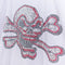 Skull Cross Bones Bedazzled T-Shirt Hip Hop Mall Goth