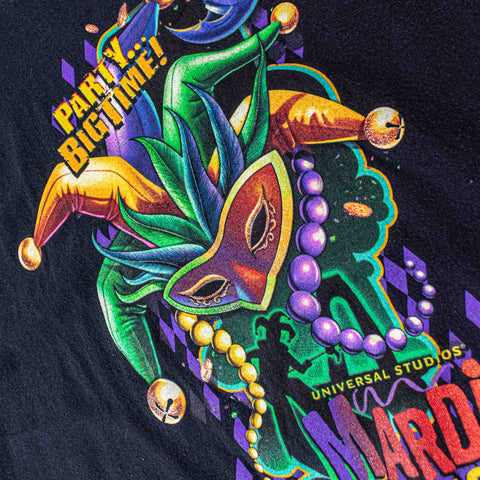 2005 Universal Studios Mardi Gras T-Shirt Theme Park