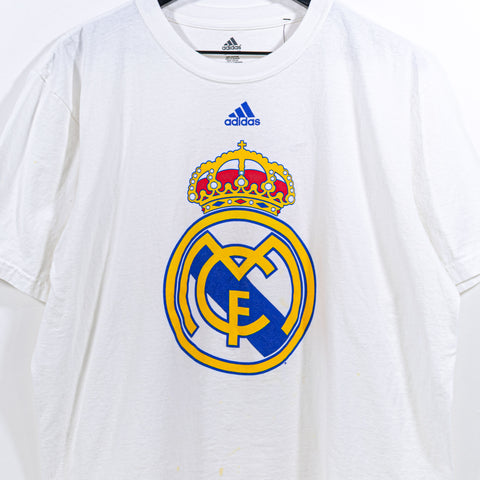 Adidas Real Madrid Crest Logo T-Shirt